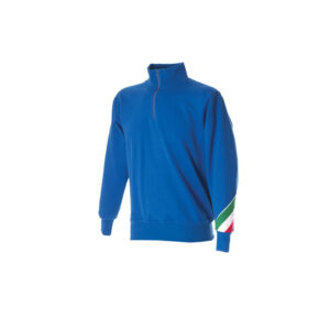 TRENTO ROYAL Felpa made in Italy 100% cotone, zip corta