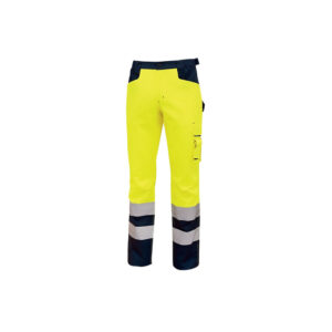 Pantaloni alta visibilità U-Power BEACON Yellow Fluo