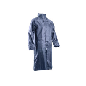 Cappotto antipioggia morbido blu Tg.XL